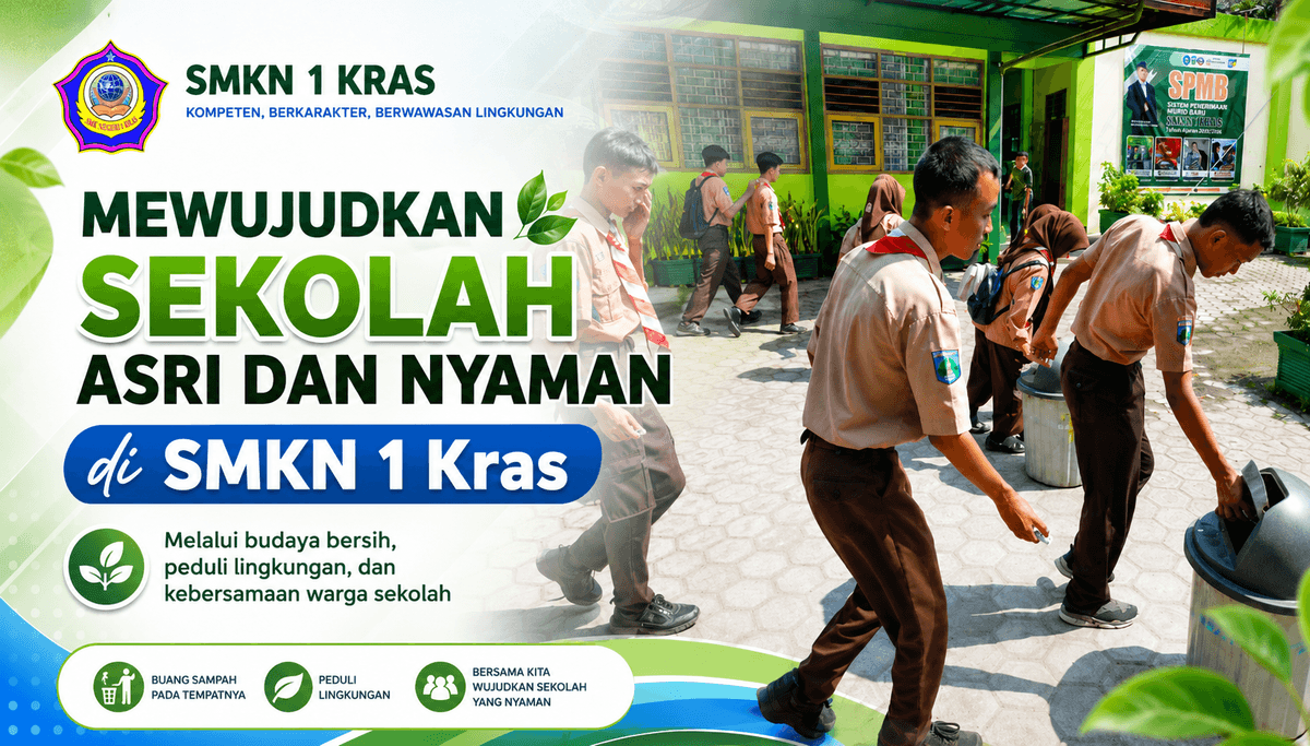 Mewujudkan Sekolah Asri dan Nyaman